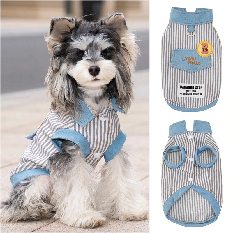 Chaleco vaquero para perro Yorkshire