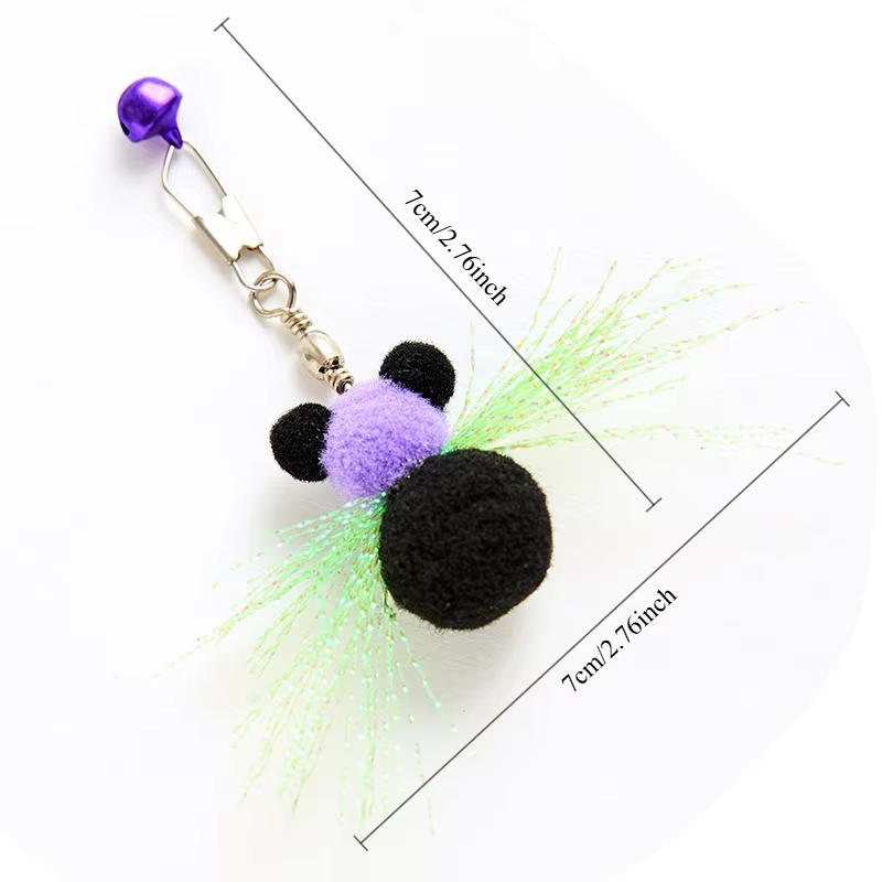 Set completo de juguetes para gatos con simulación de insectos