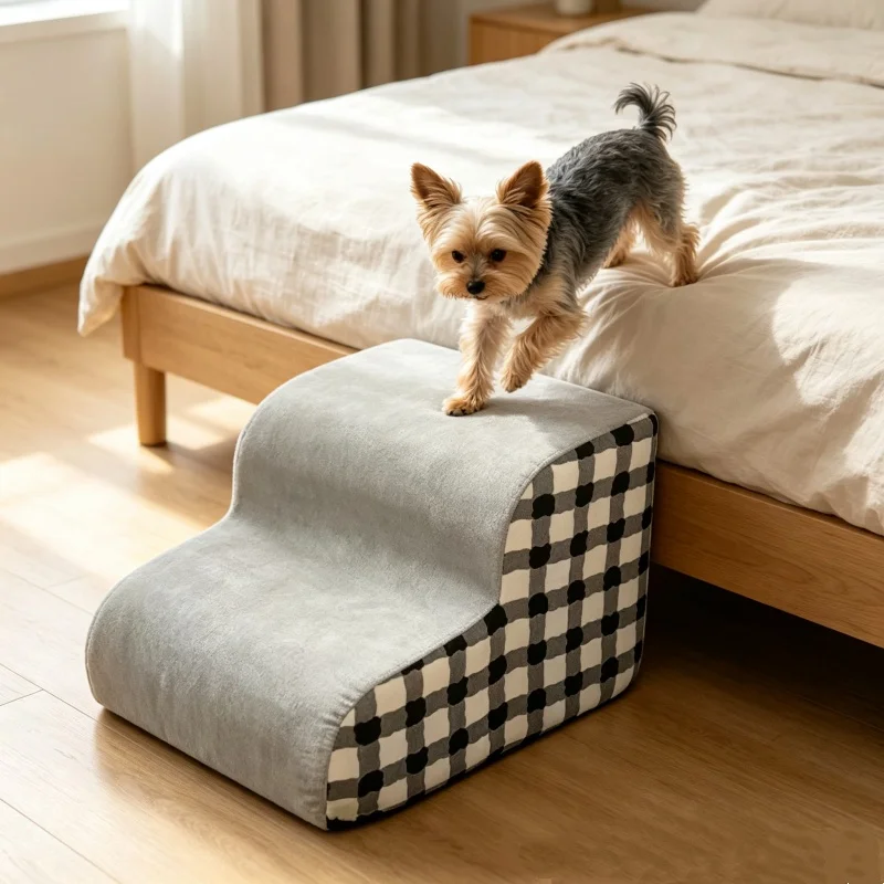 Escalera suave para perros pequeños – Rampa antideslizante - imagen 2