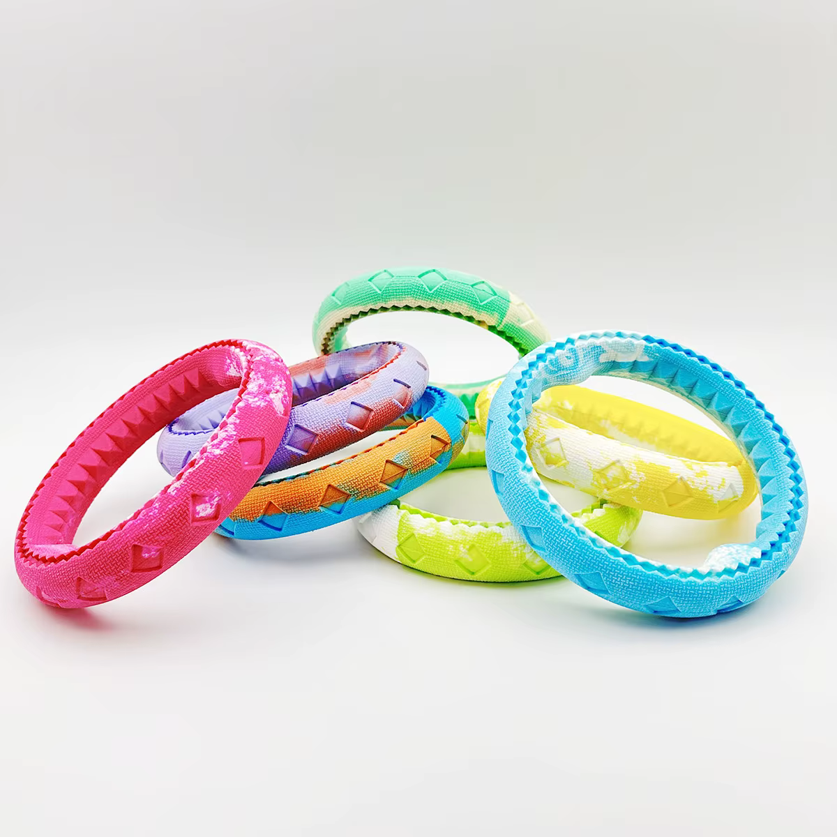 Anillo de goma para masticar resistente, ideal para perros - imagen 5