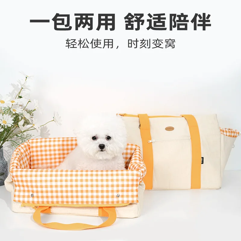 Bolsa de transporte transpirable para perros y gatos – Porta mascota de hombro - imagen 5