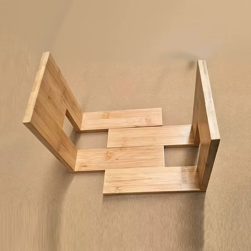 Soporte ajustable de madera para gatos y perros, organizador - imagen 2