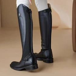 Botas de mujer cómodas de estilo vintage para otoño e invierno