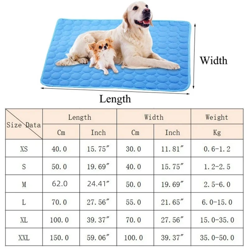 Alfombra Refrescante de Verano para Perros y Gatos en diferentes entornos