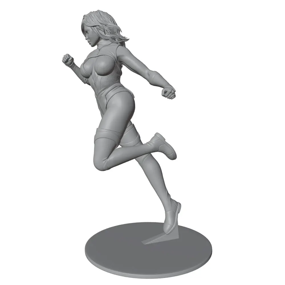 Figura modelo de resina DIY sin pintar ni montar, gris 3D - imagen 5