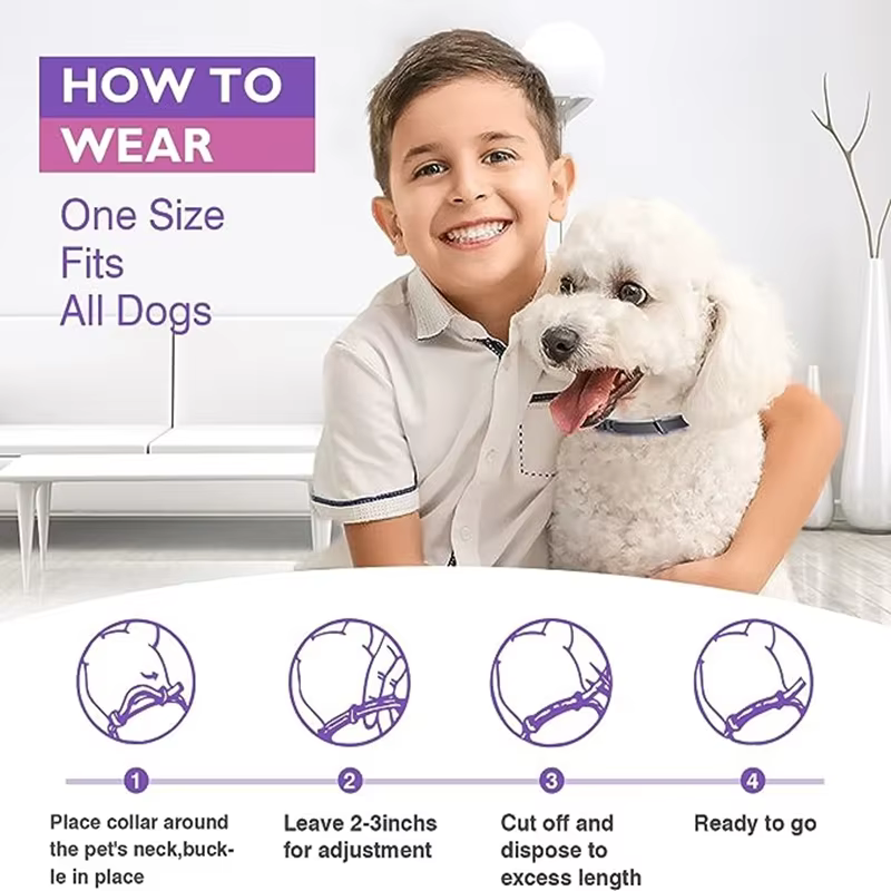 Collar calmante para perros y cachorros – Reduce la ansiedad