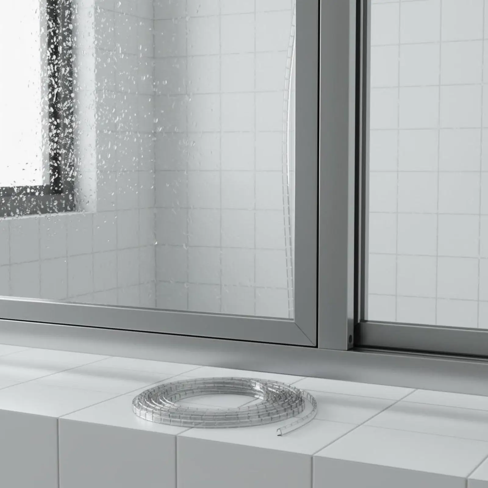 Tira amortiguadora ajustable PVC para muebles con cristal - imagen 4