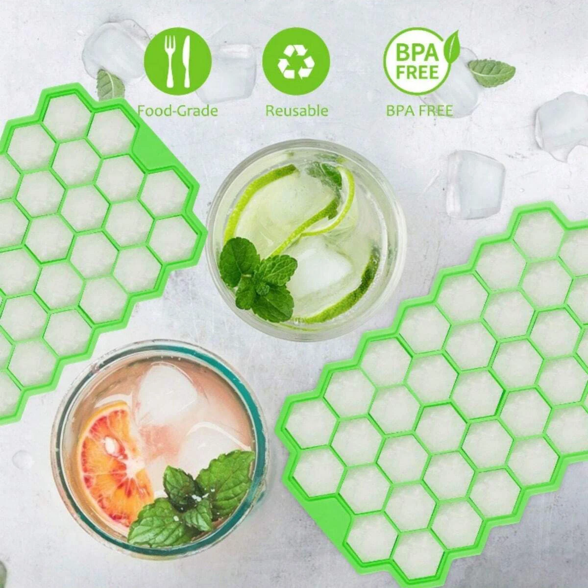 Bandeja cubitos de hielo para gatos y perros – molde flexible - imagen 4