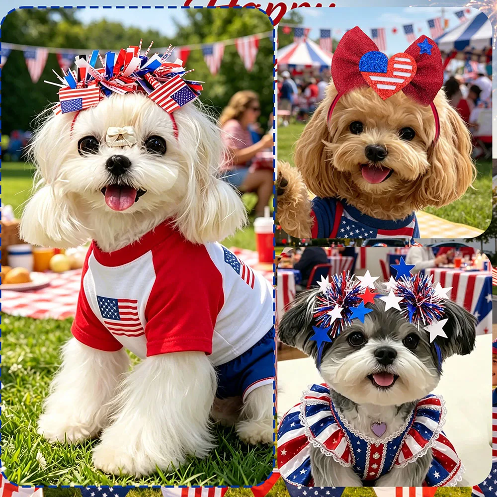 Pack de lazos decorativos para mascotas