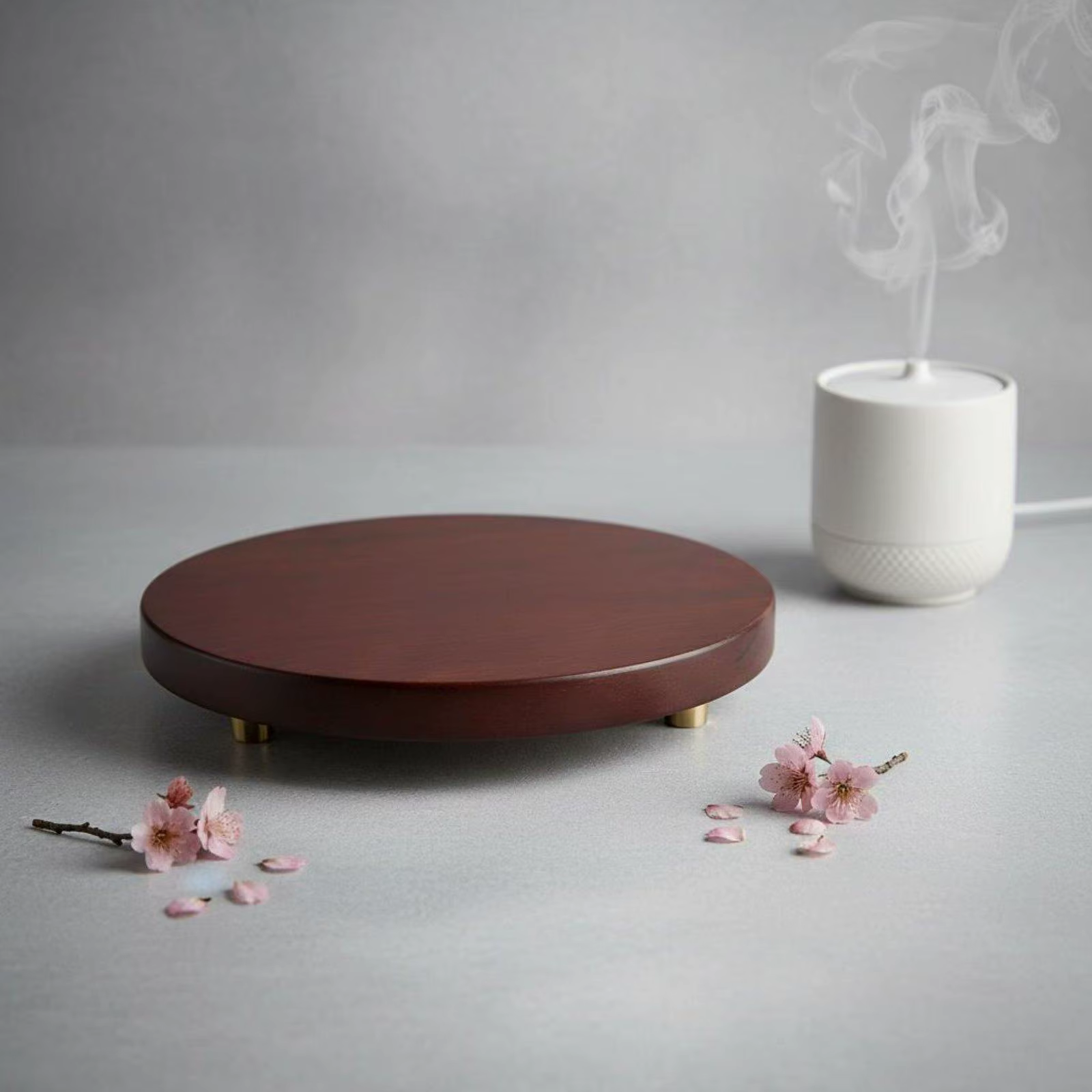Soporte de Madera para Macetas y Jarrones – Piedestal Decorativo