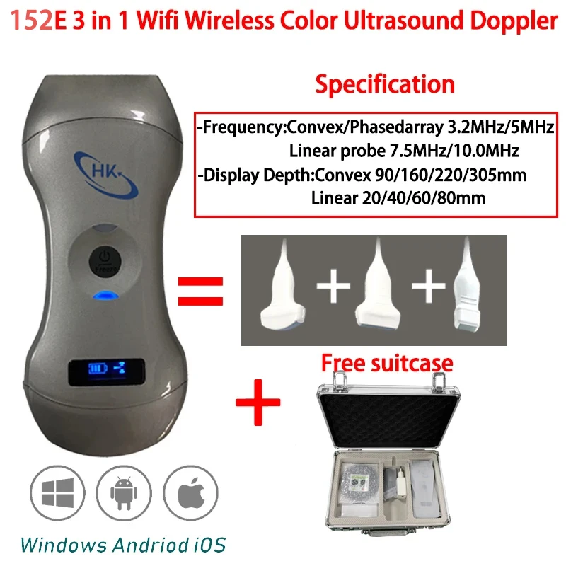 Ecógrafo veterinario portátil con Doppler color para gatos y perros - imagen 2