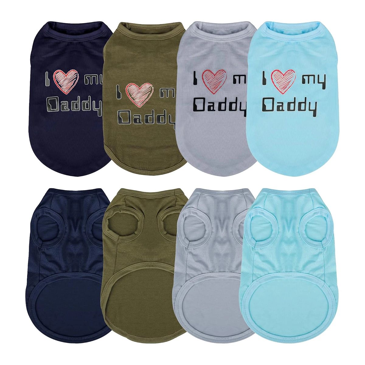 Camiseta sin mangas para perro I Love My Mommy chihuahuas y yorkies - imagen 5