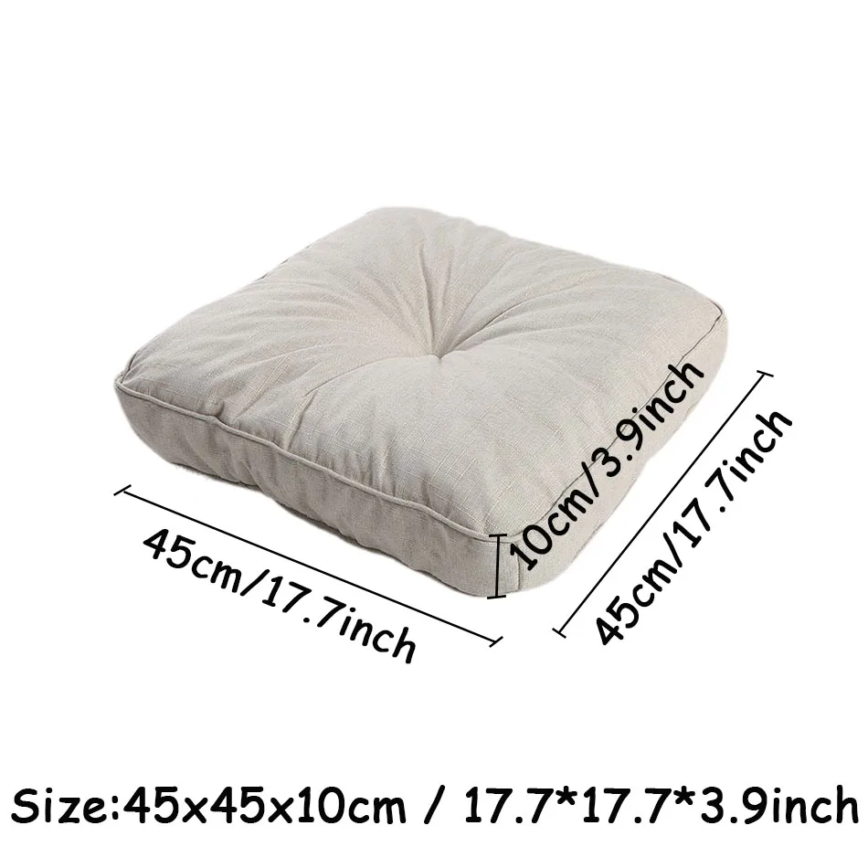 Cojín cuadrado impermeable para silla, vista frontal