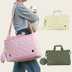 Bolso transporte acolchado y transpirable para gatos y cachorros