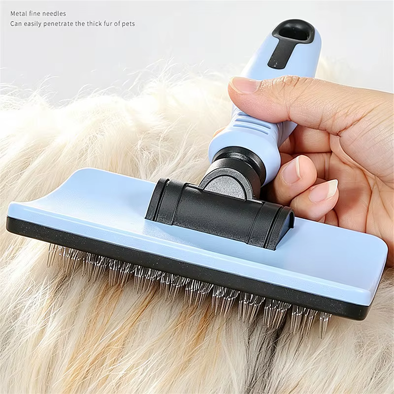 Cepillo masaje para perros: peine quita pelo de dientes largos - imagen 5