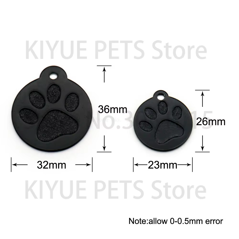 Etiquetas de identificación para perros grabables personalizables - imagen 3