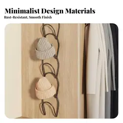 Colgador de puerta versátil para guardar accesorios y ahorrar espacio