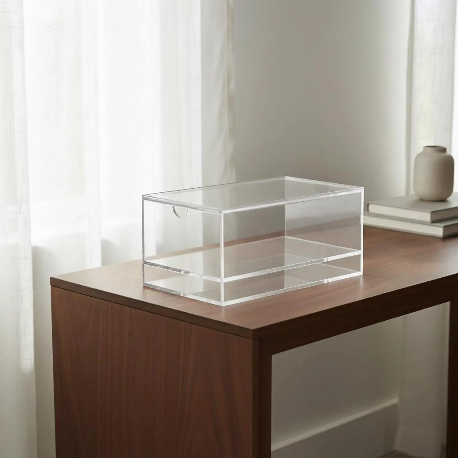 Caja Acrílica para Fichas de Mahjong – Contenedor Organizador Transparente - imagen 3