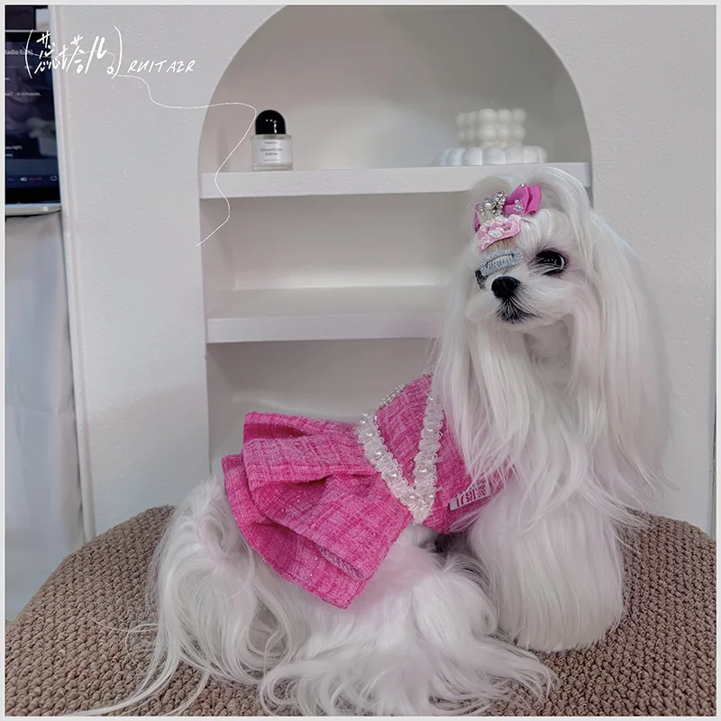 Vestido Princesa para Perros Pequeños – Yorkie y Chihuahua - imagen 4