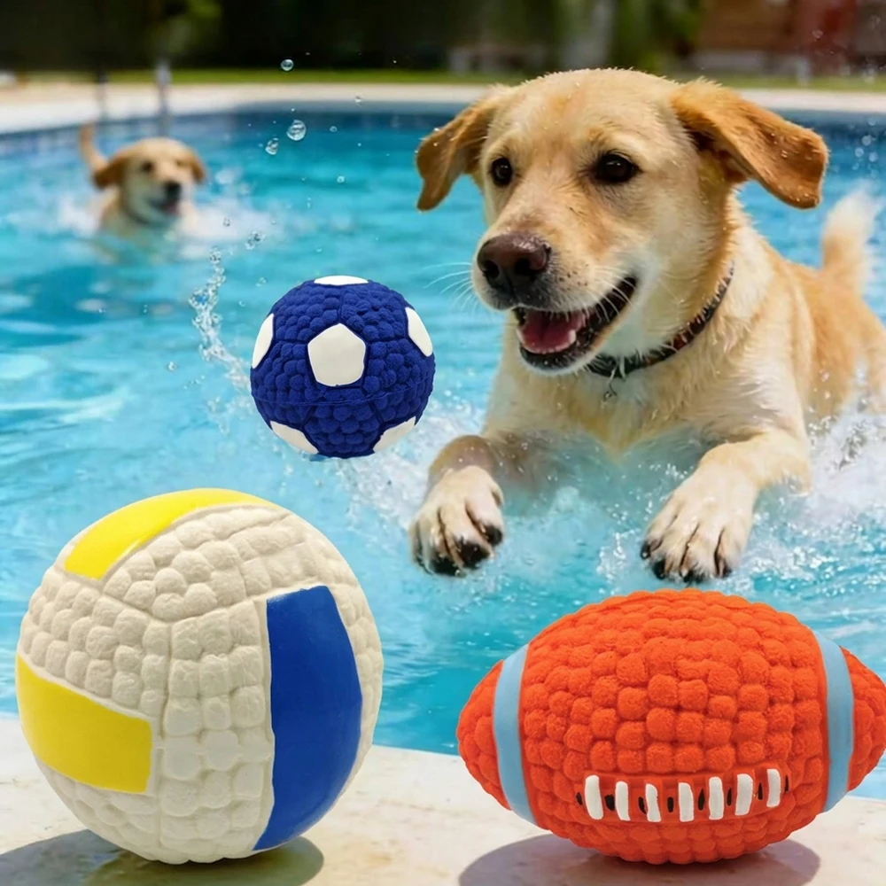 Pelotas chirriantes para perros pequeños y grandes