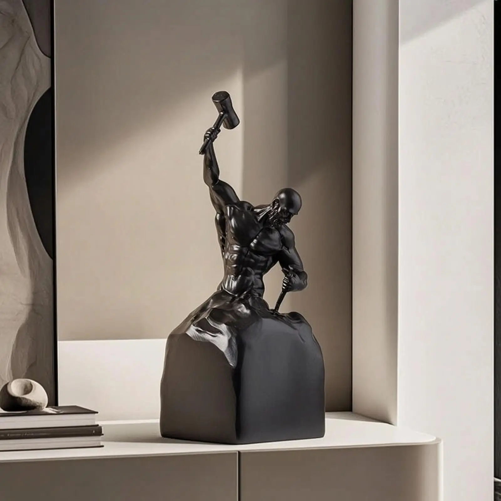 Escultura decorativa de figura humana para escritorio o estantería - imagen 2