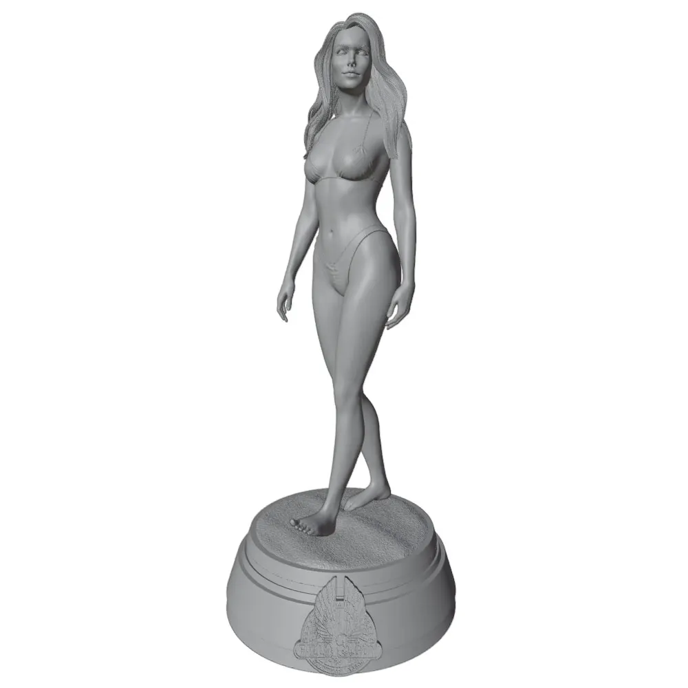 Figura de resina 3D 75mm sin montar – Kit miniatura para pintar - imagen 3