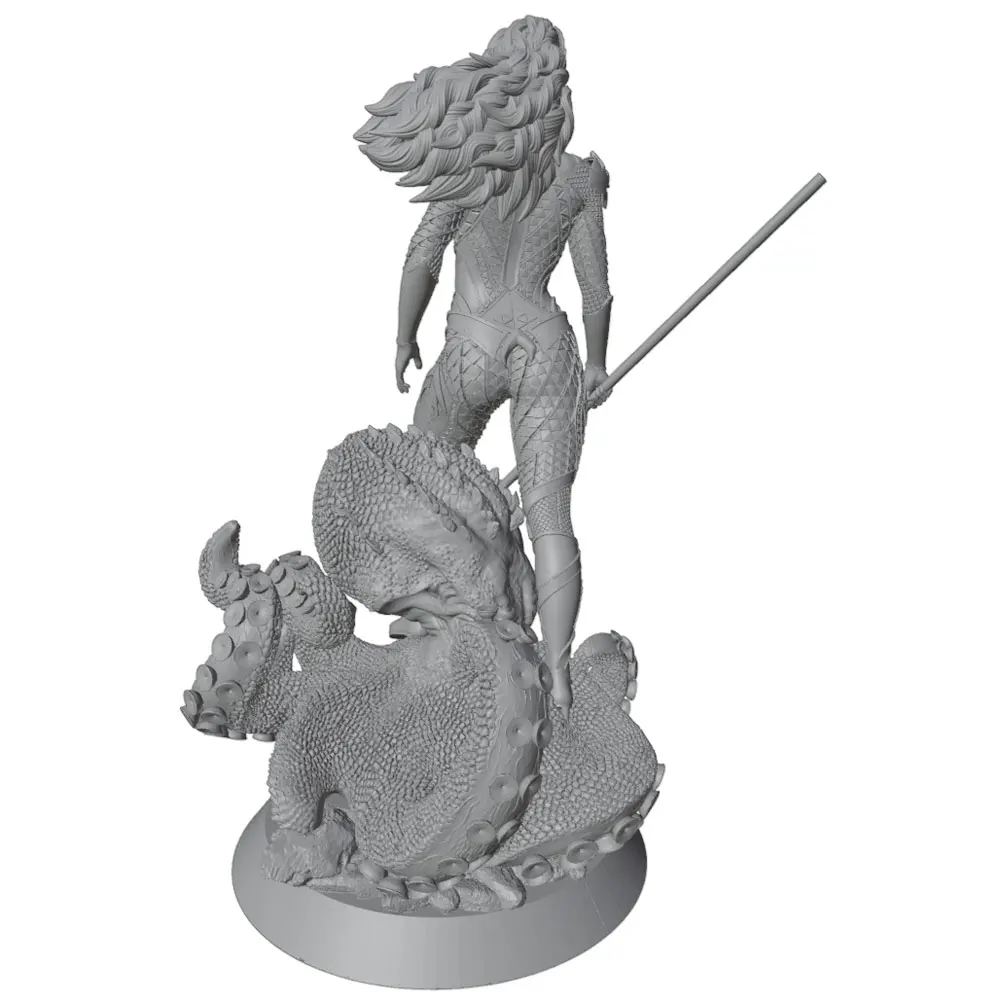Kit de resina 3D DIY para miniatura, modelo gris impreso - imagen 2