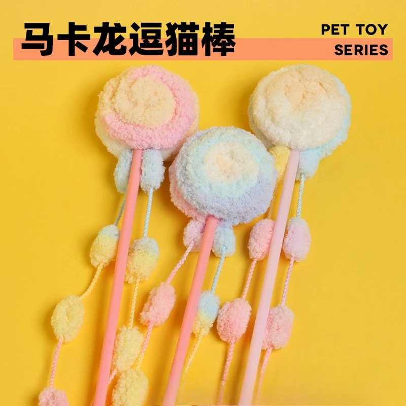Varita juguete para gatos con diseño de gato de caramelo - imagen 4