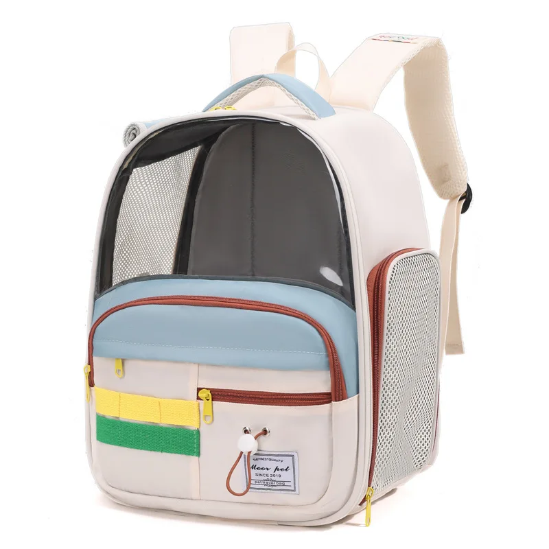 Mochila transpirable plegable de gran capacidad para gatos y perros - imagen 4