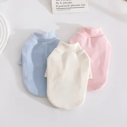 Sudadera cálida de cuello alto para gatos