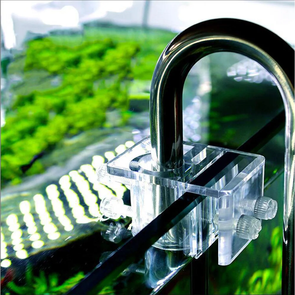 Abrazaderas y clips de acrílico para montaje en acuario