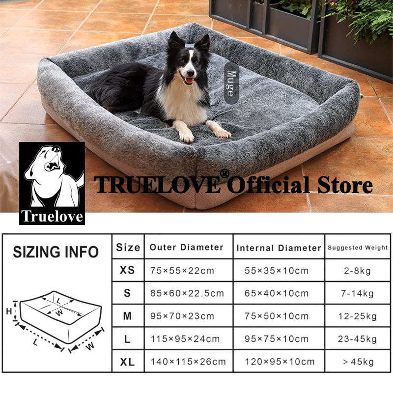 Cama autocalentable Truelove de felpa para gatos y perros en invierno - imagen 4