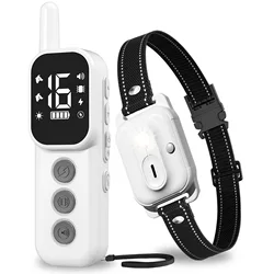 Collar antiladridos con mando a distancia y vibración para perros