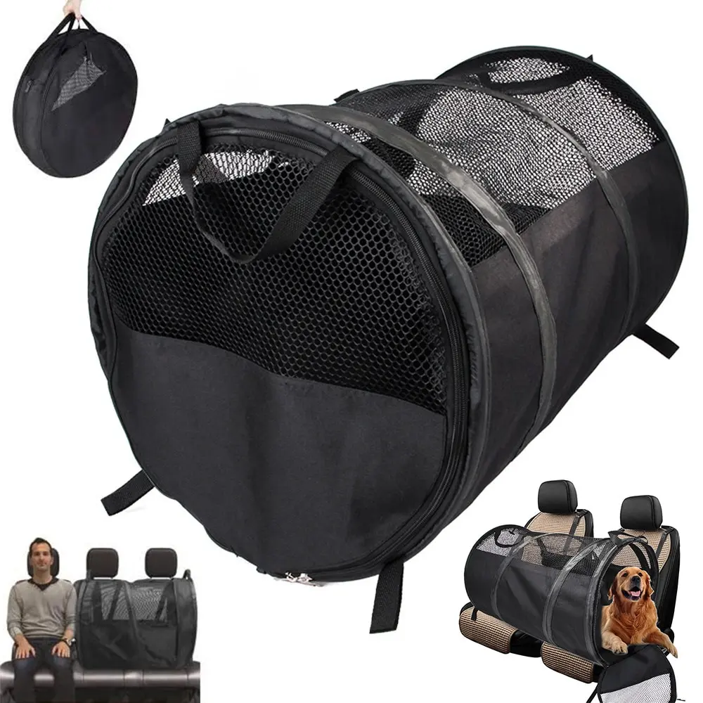 Funda asiento coche con cinturón para perros y gatos pequeños - imagen 5