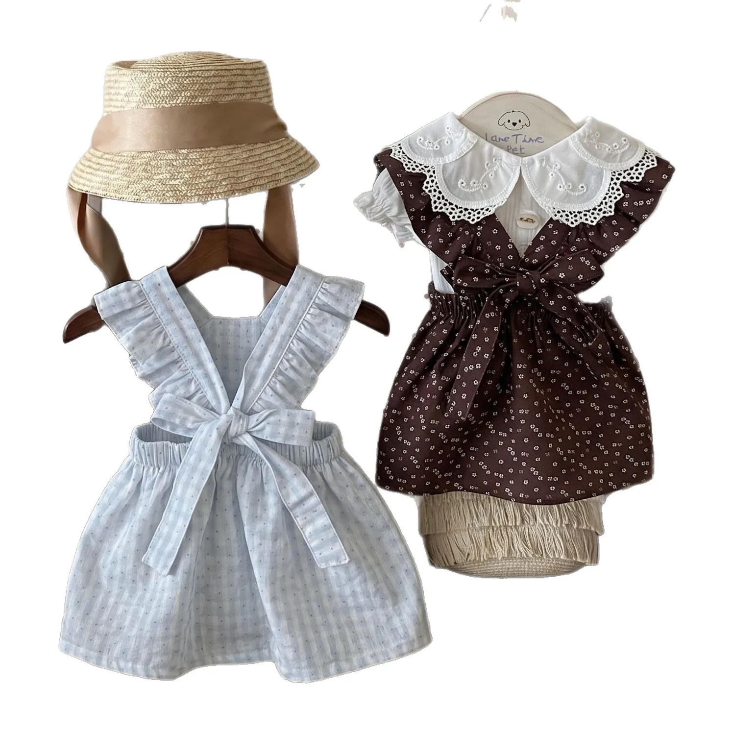 Ropa para perros pequeños: vestido floral con lazo y tirantes - imagen 4