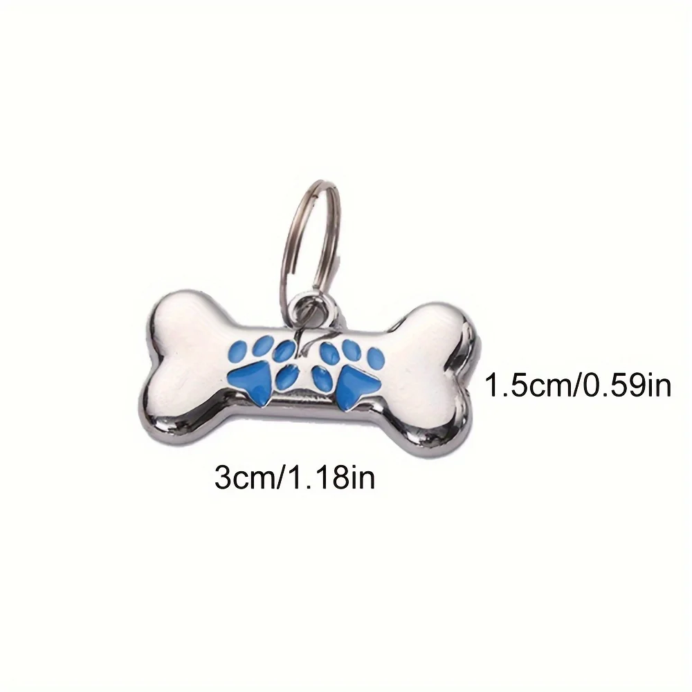 Placa de identificación antipérdida para perros con nombre grabado - imagen 4