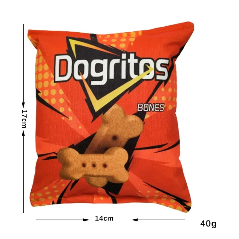 Juguete Mordedor para Perros con Forma de Patatas Fritas – Limpia Dientes - imagen 3