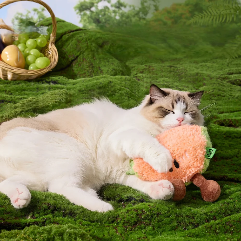 Juguete chirriante sandía para gatos y perros mini - imagen 3