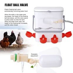 Kit alimentación y bebida para aves de corral – Cubo, cuencos, bola y tubo