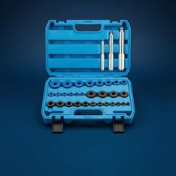 Kit Prensa Rodamientos Métrica e Imperial – Herramientas Profesional 33 Piezas