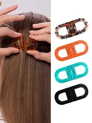 Pinza magnética desmontable para el pelo, sujeta flequillo fácil