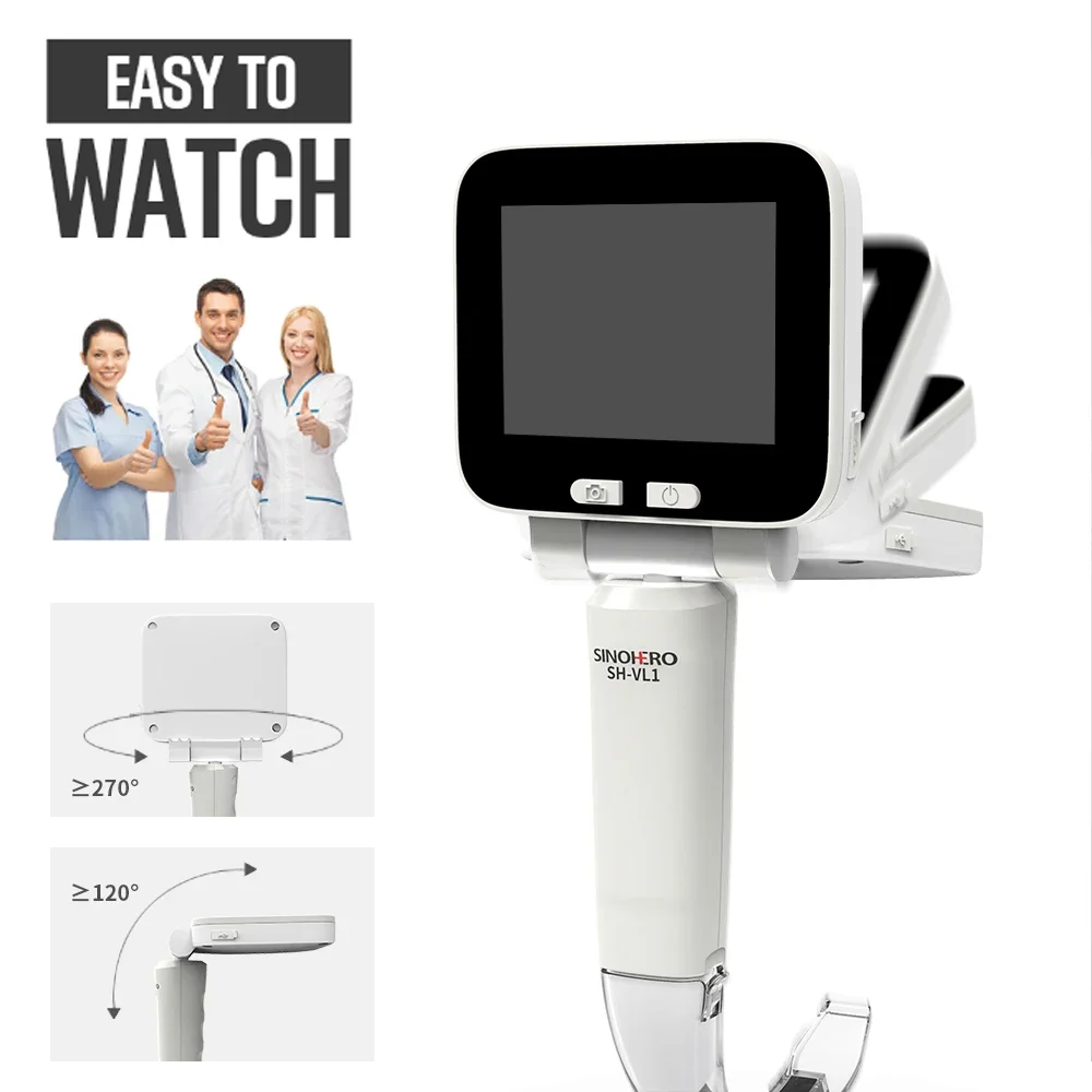 Videolaringoscopio digital tipo Miller flexible para veterinaria - imagen 2