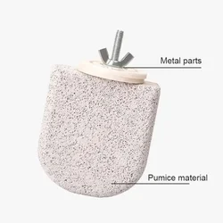 Juguete piedra pómez para jaula de loro pequeño – Plataforma descanso y pulido garras