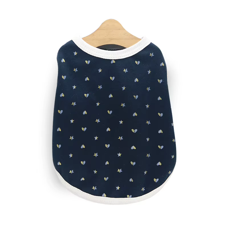 Camiseta de algodón con corazón para perro pequeño - imagen 2