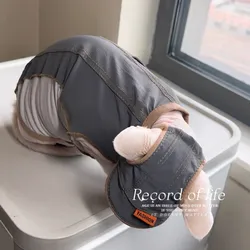 Chaleco de algodón gris para gatos sin pelo, protección solar