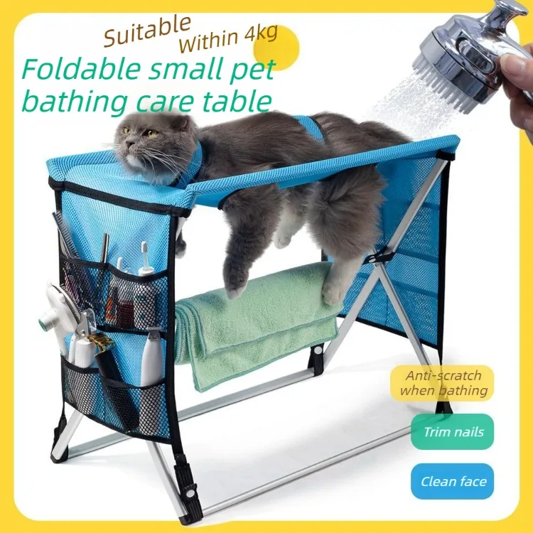 Mesa en uso durante un baño