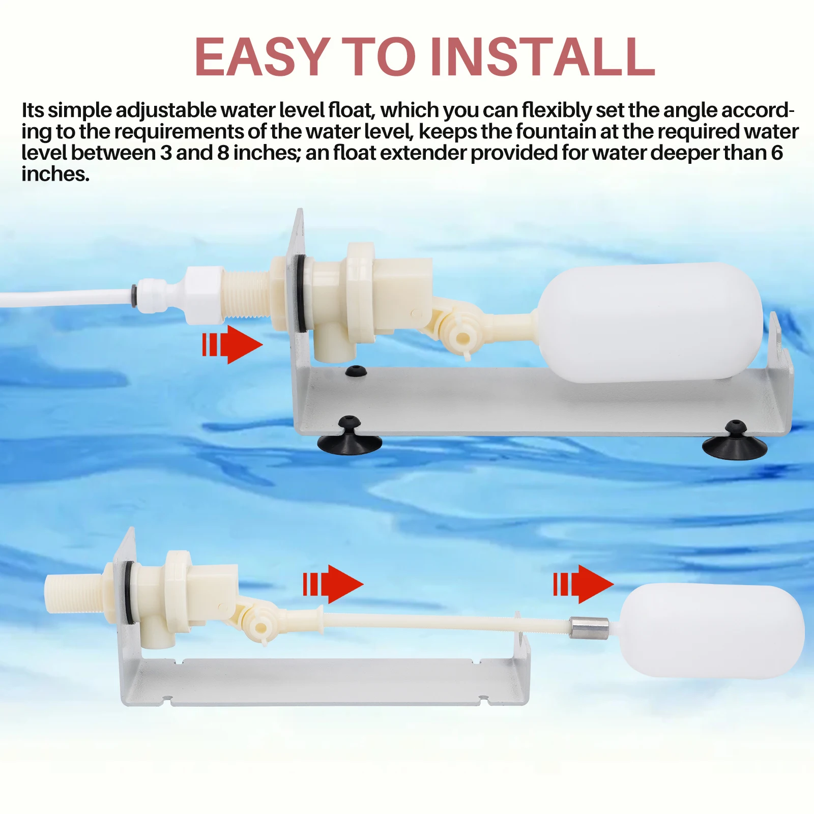 Válvula flotante 1/2″ para bebedero automático perro y gato - imagen 4