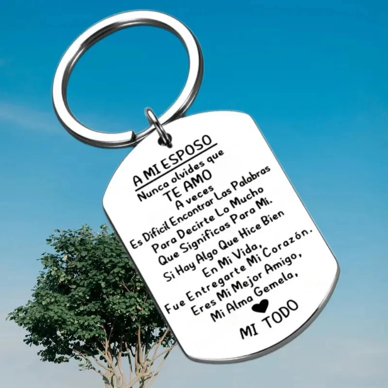 Llavero romántico acero inoxidable para parejas, para gatos y perros - imagen 4