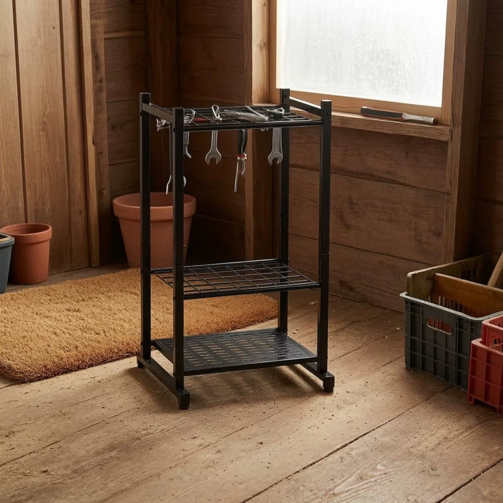 Estante jardín niveles para almacenar en exterior, gatos y perros - imagen 3