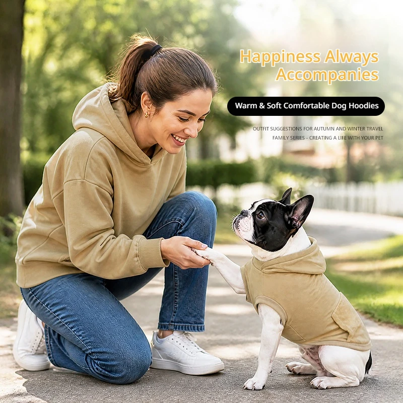 Sudadera con capucha para perro, abrigo cálido y cortavientos - imagen 3